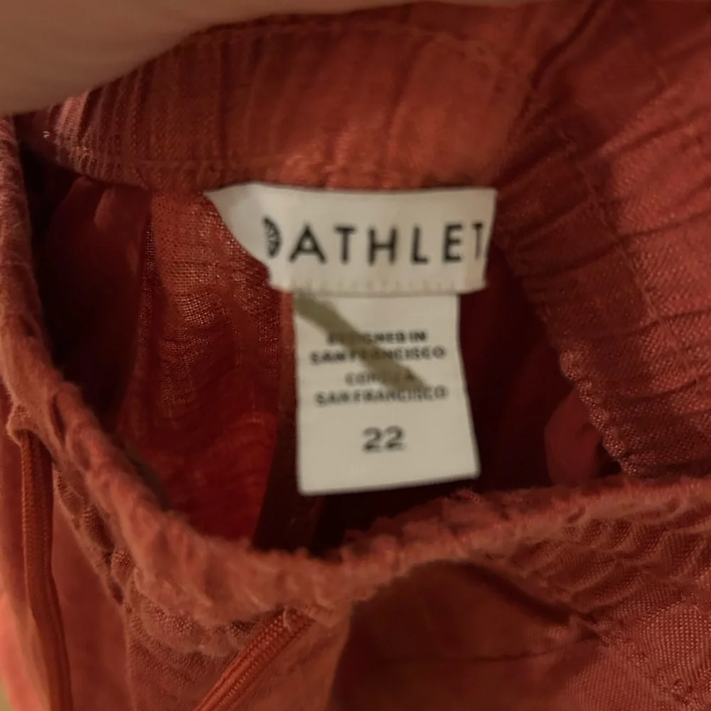 Athleta Rust Wide Leg Pants